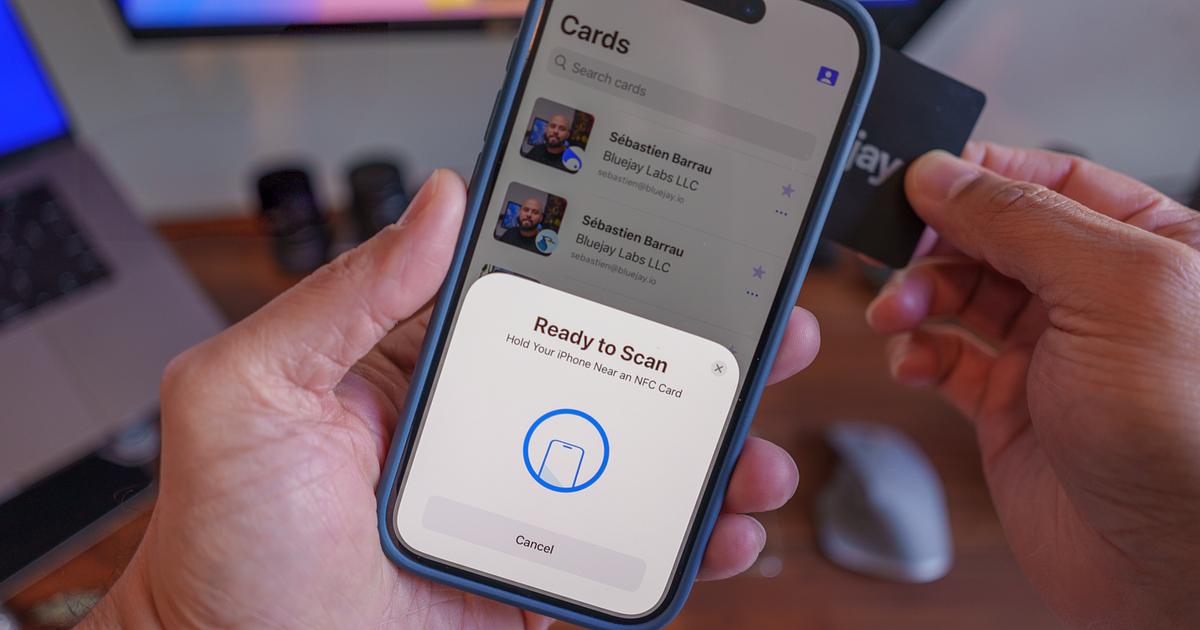 Turn any NFC tag into your business card