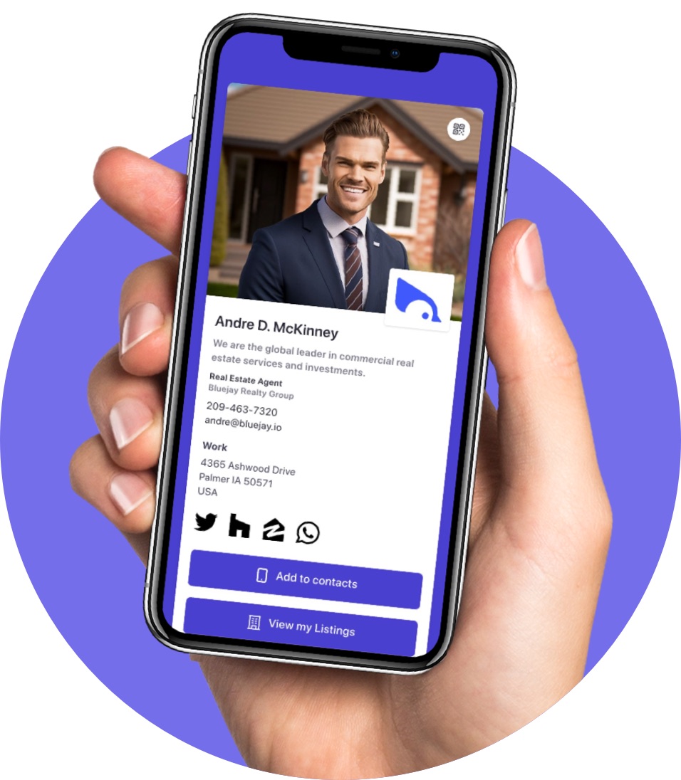 Enterprise team managing digital business cards from a centralized dashboard